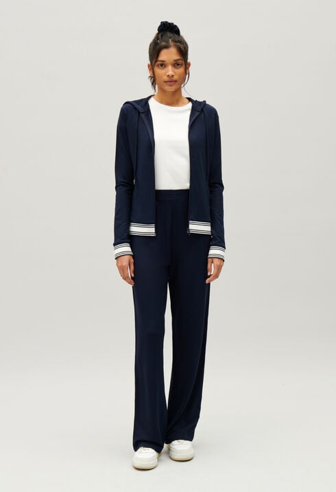 Navy sports trousers