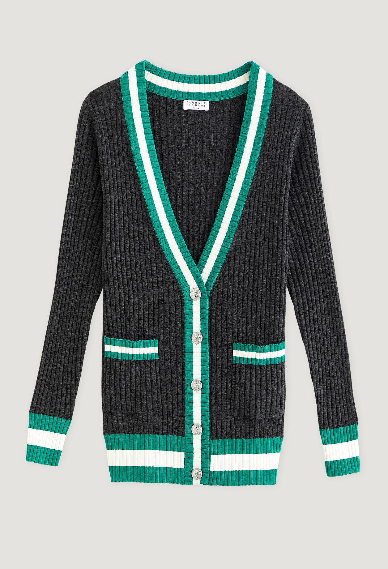 Two-tone cardigan