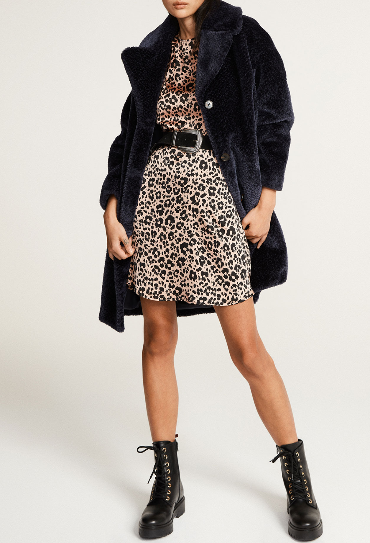 Robe leopard claudie pierlot best sale