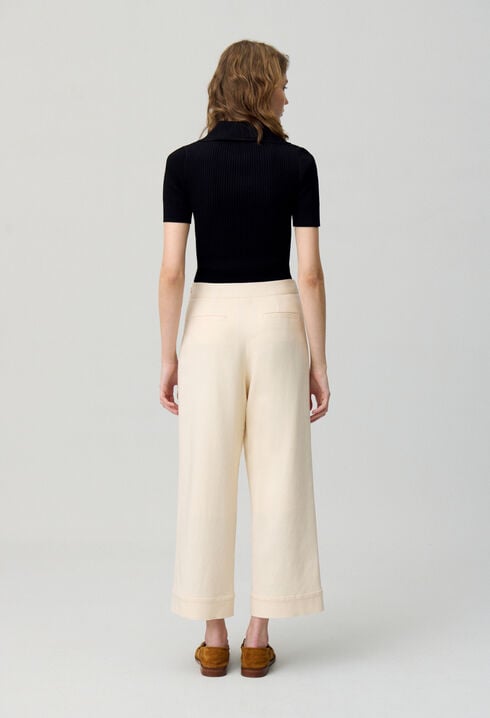 Straight-Leg Sailor Trousers