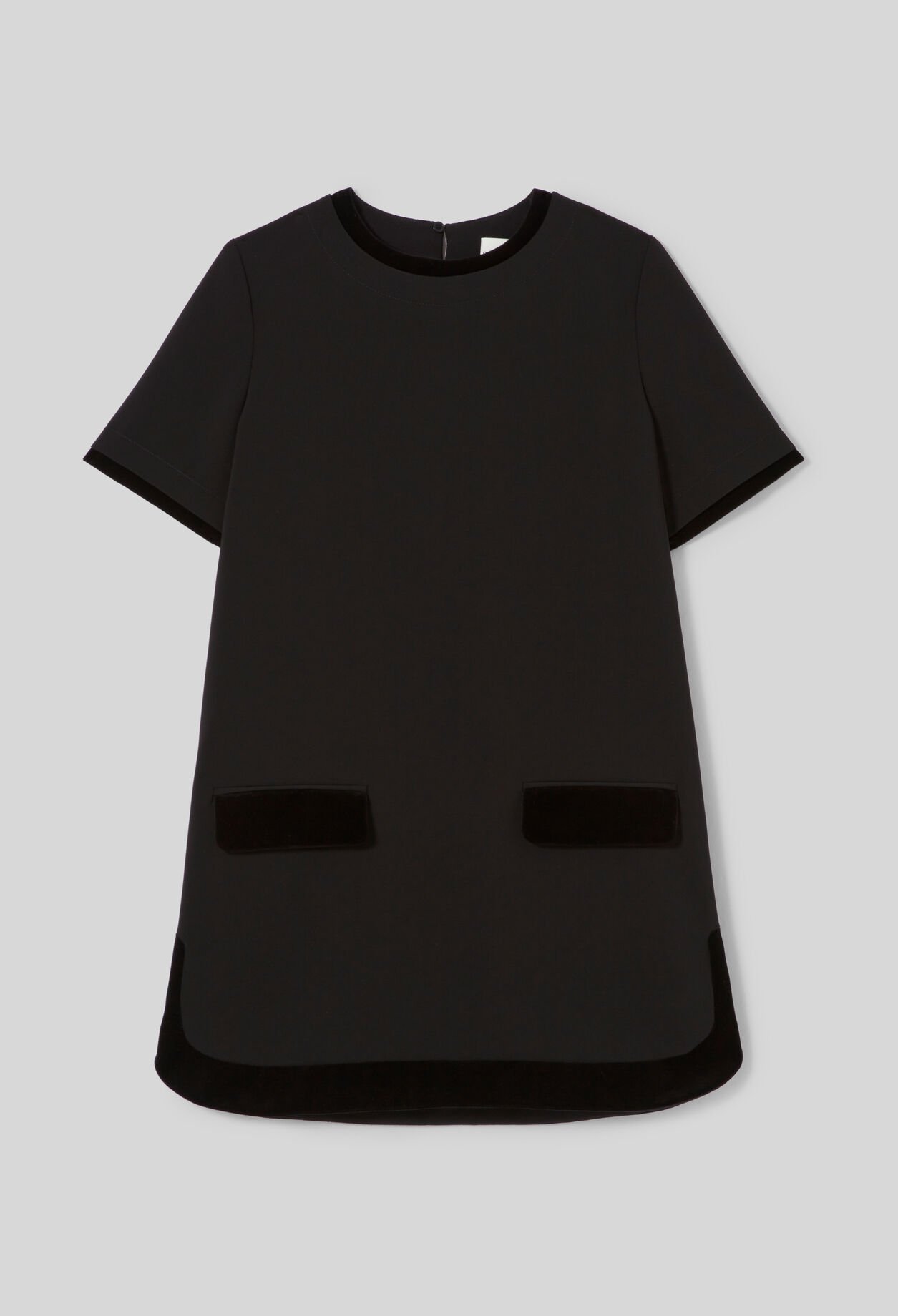 Short velvet dress