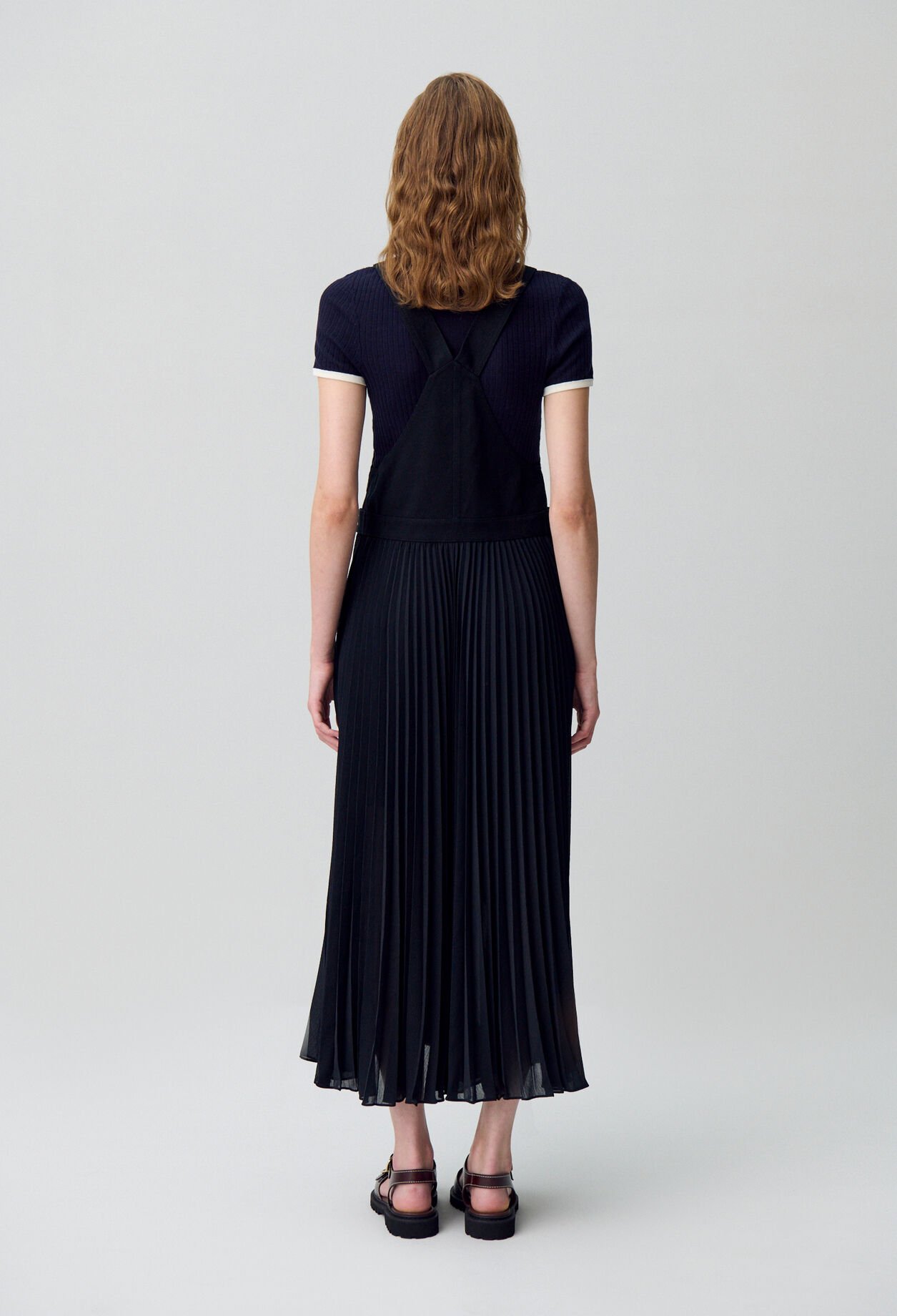 Pleated Maxi Dress