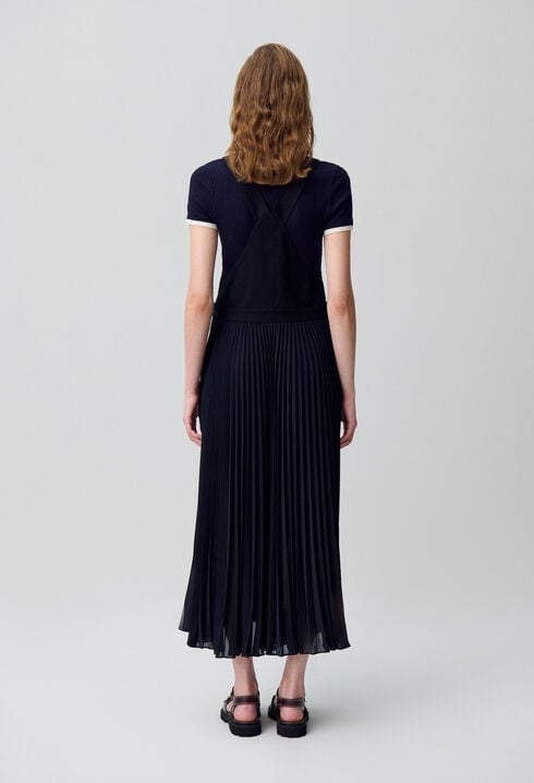 Pleated Maxi Dress