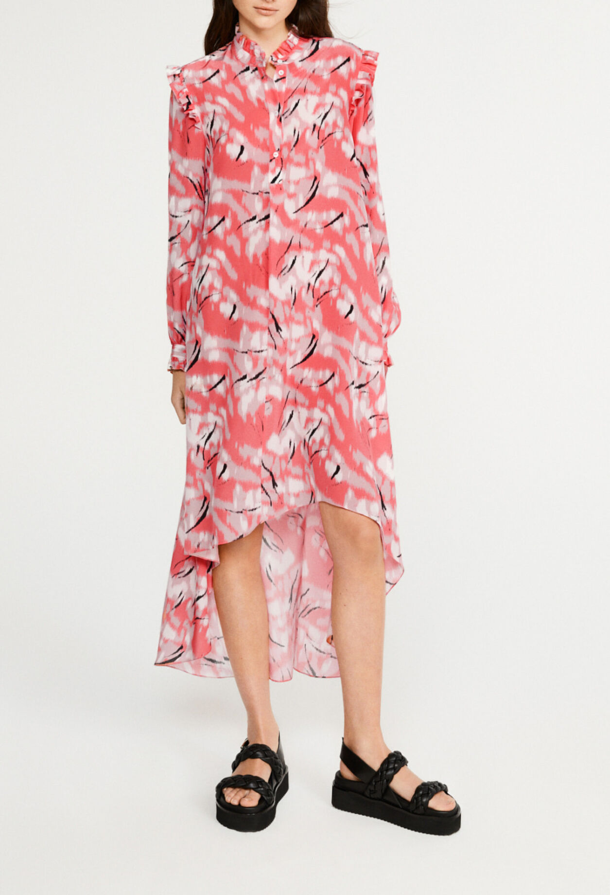 Long silk dress