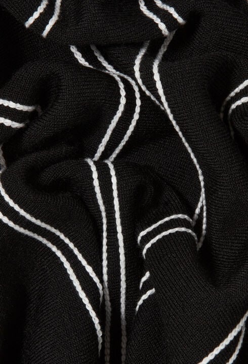 Skater-style short knit dress