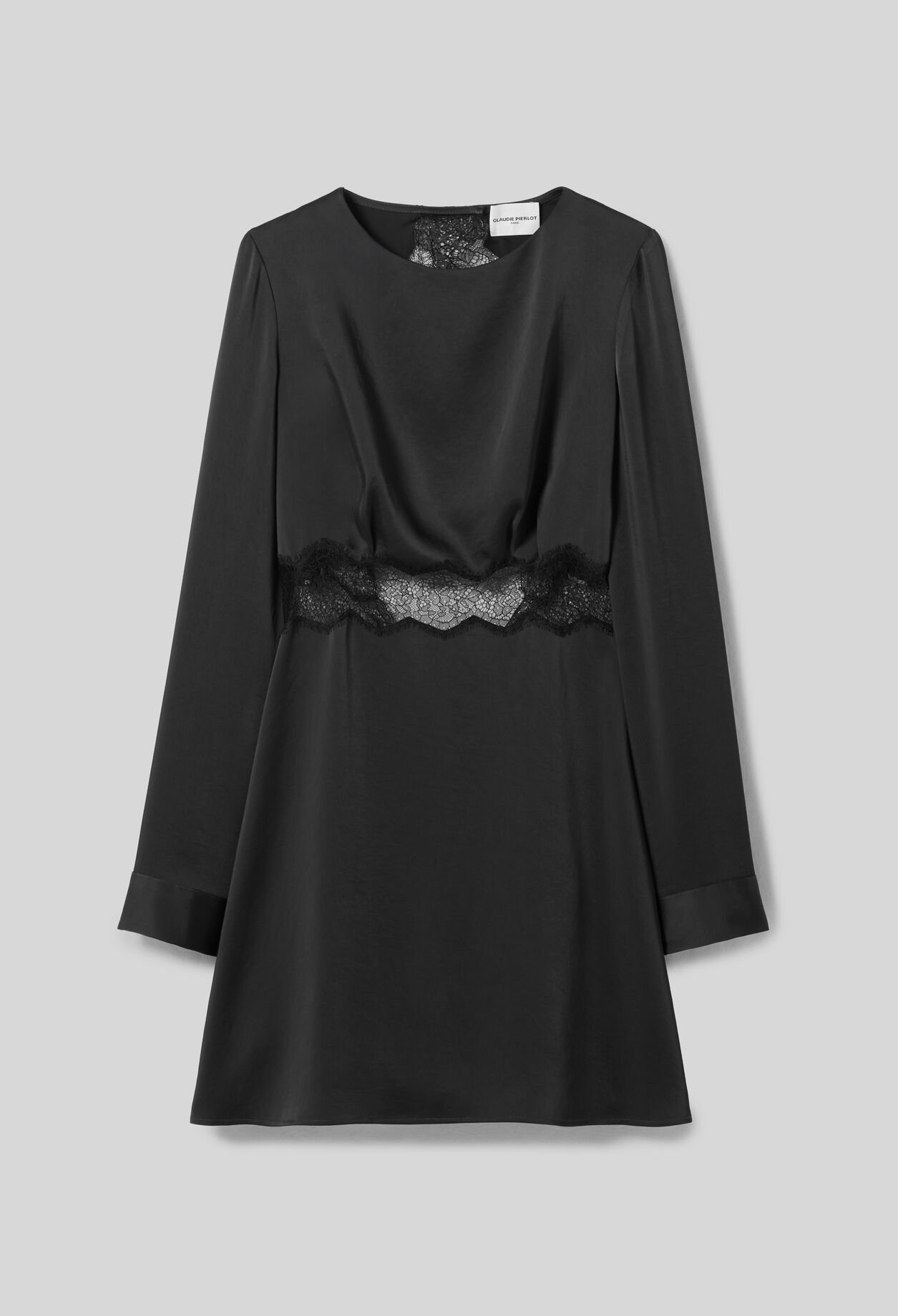 Satin flowly mini dress