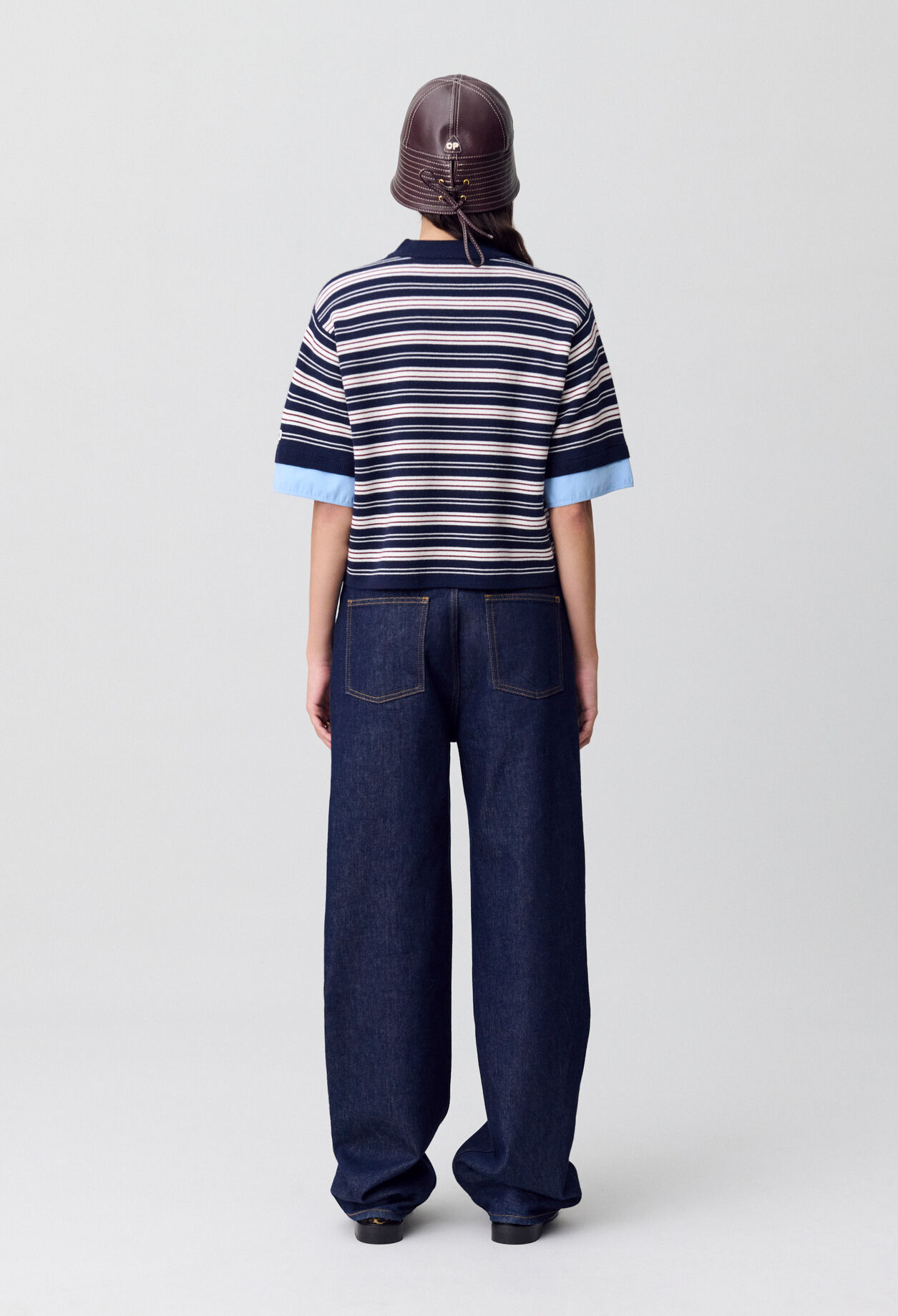 Fine Knit Striped Top