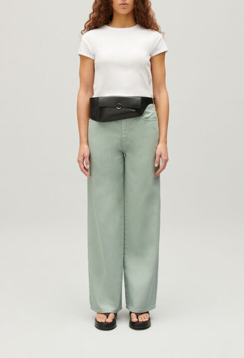 Almond baggy straight Michel jeans