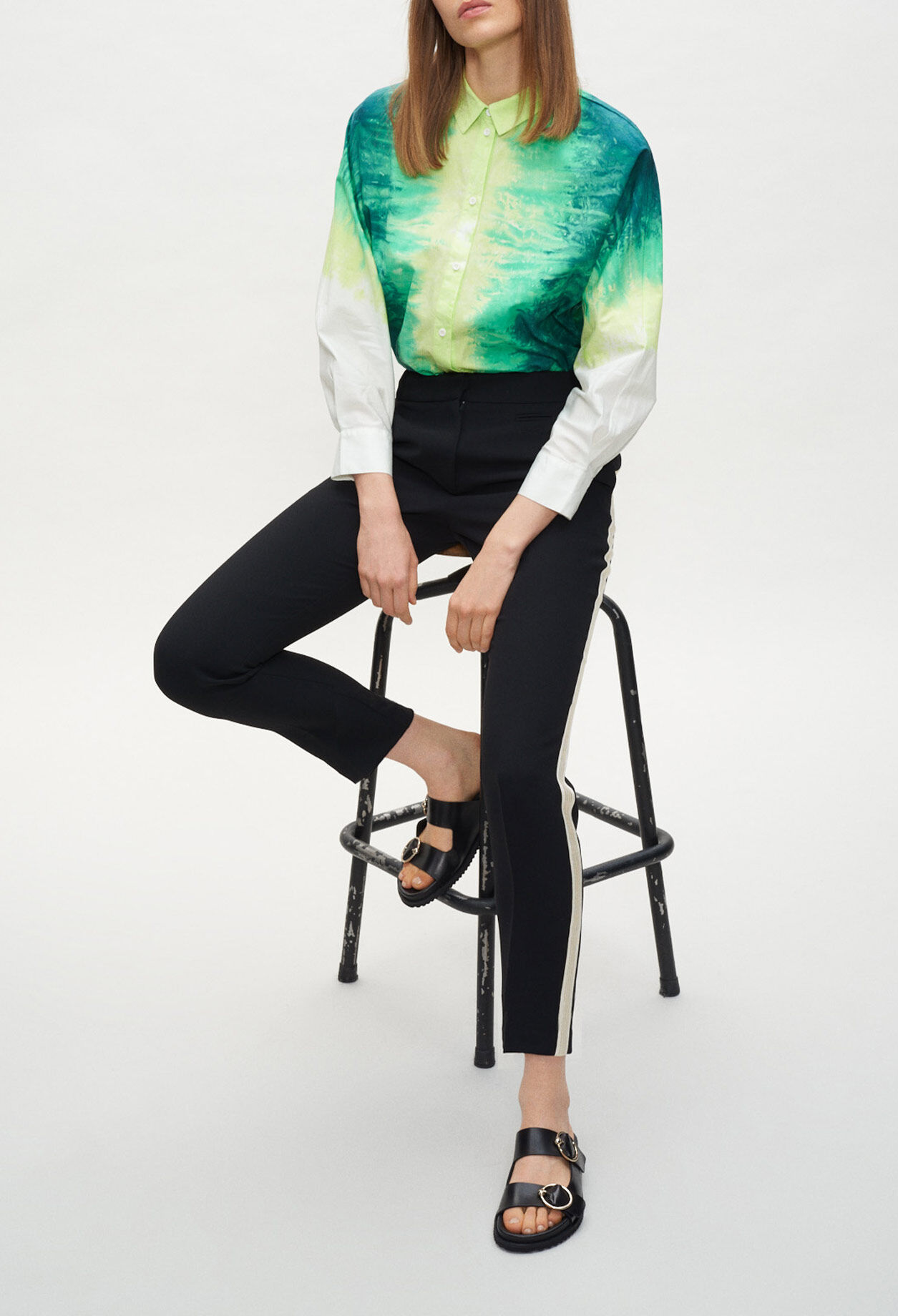 Tie-dye print shirt