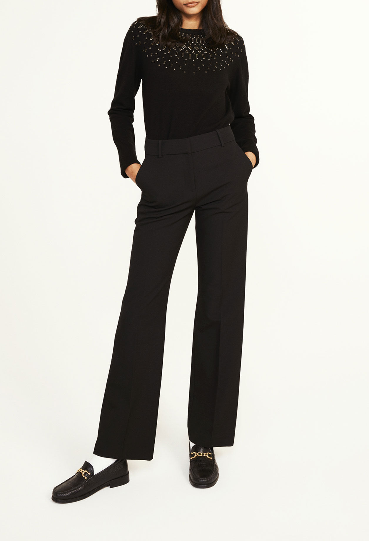 Rhinestone pullover