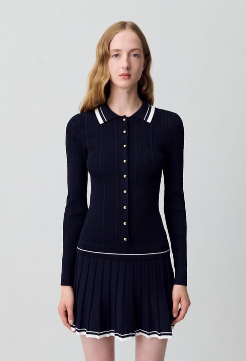 Knitted Shirt Dress