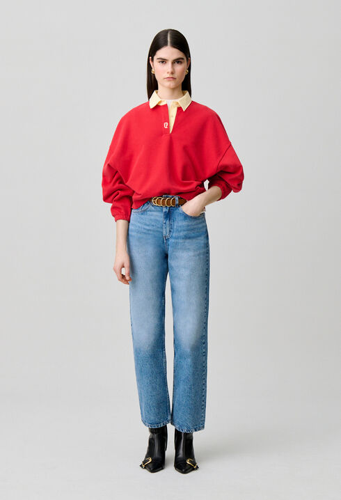 Oversized cotton sweatshirt