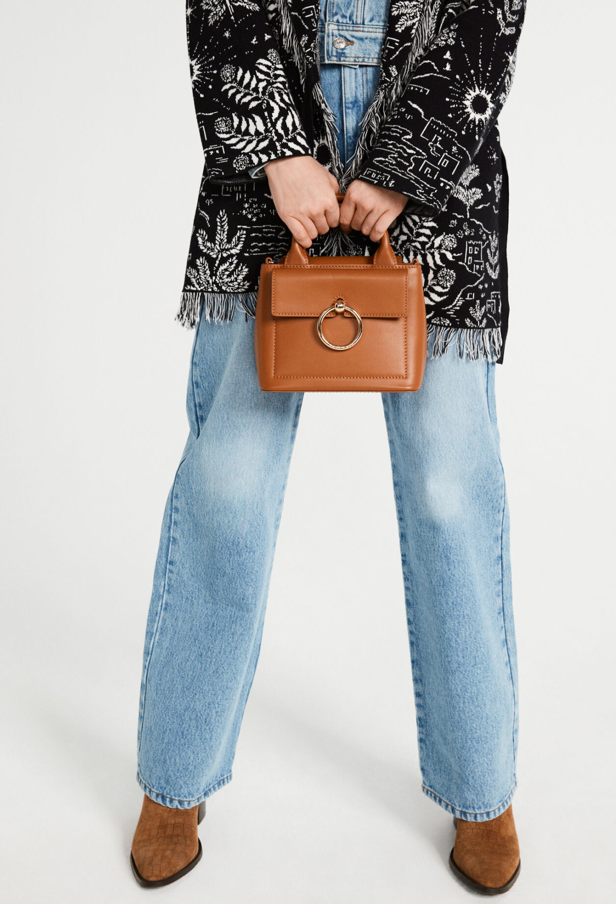 Leather Anouk handbag