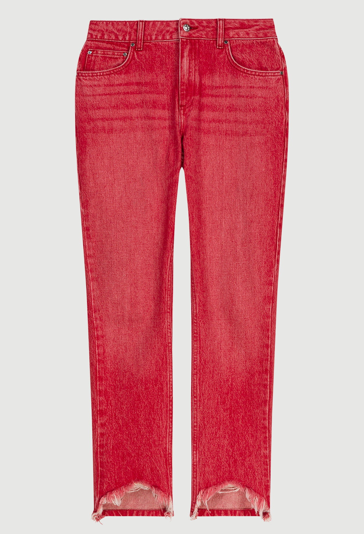 Dyed mom jeans