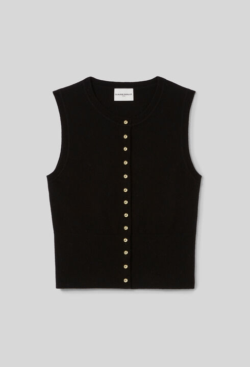 Button-Up Knitted Top