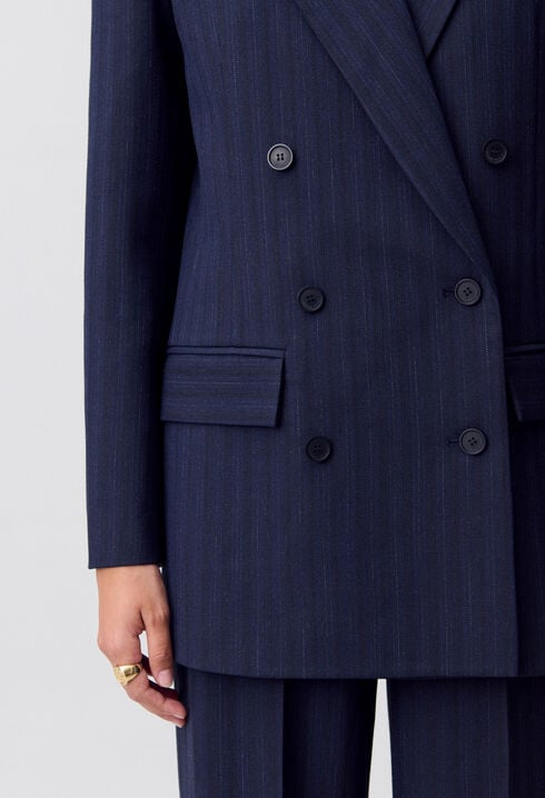 Double-breasted tailored jacket