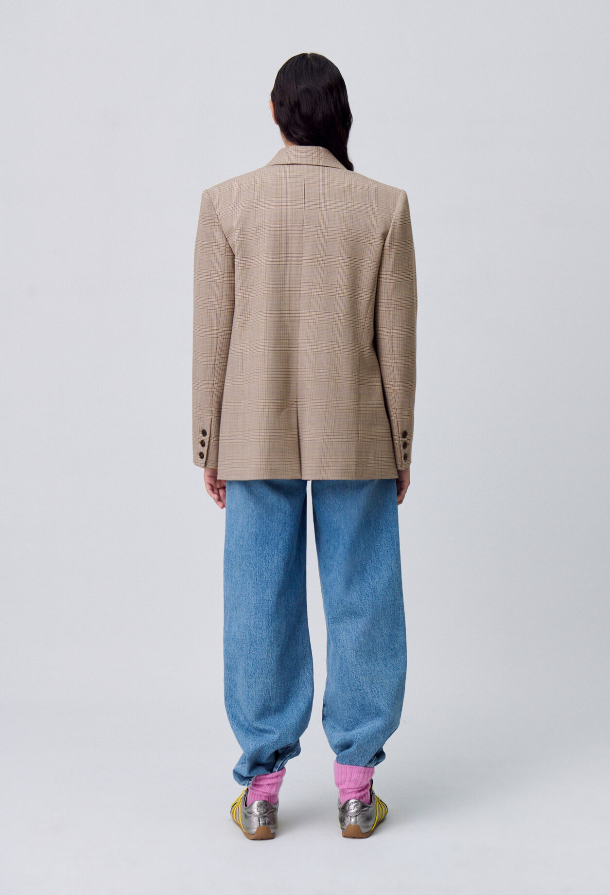 Checked Tailored Blazer