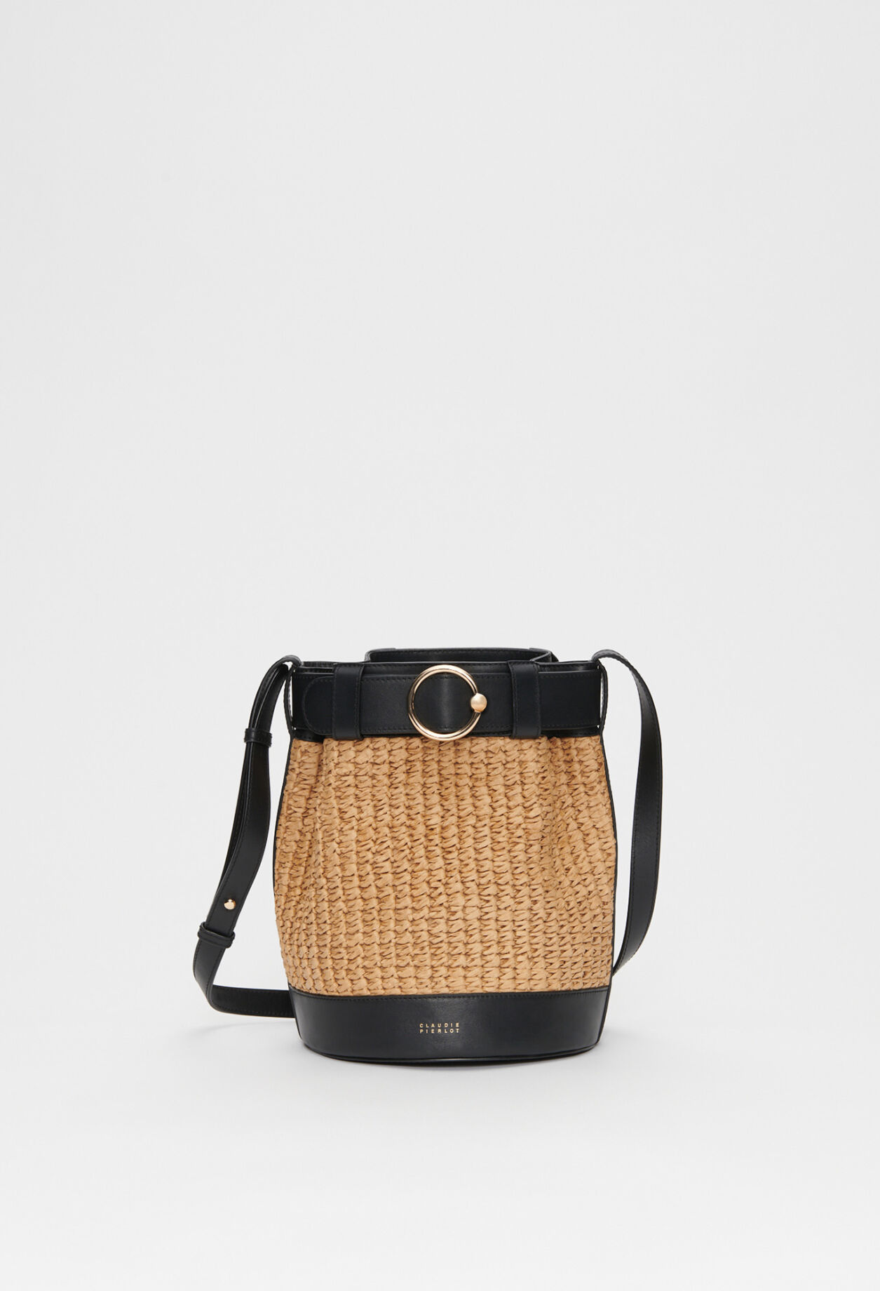 Eco-friendly leather bucket bag