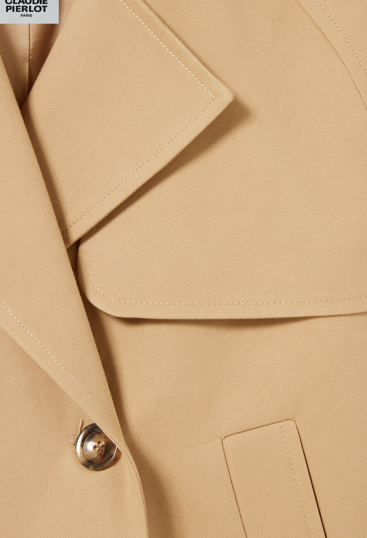Short trench jacket