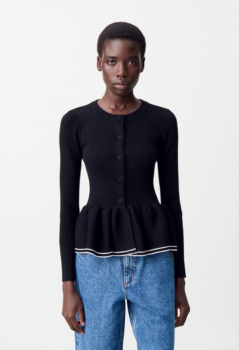 Fitted Knit Cardigan