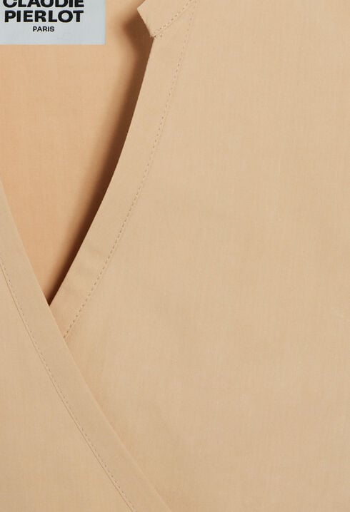 Sand wrap blouse