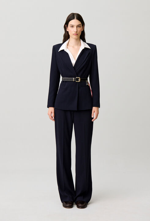 Double-breasted tailored jacket