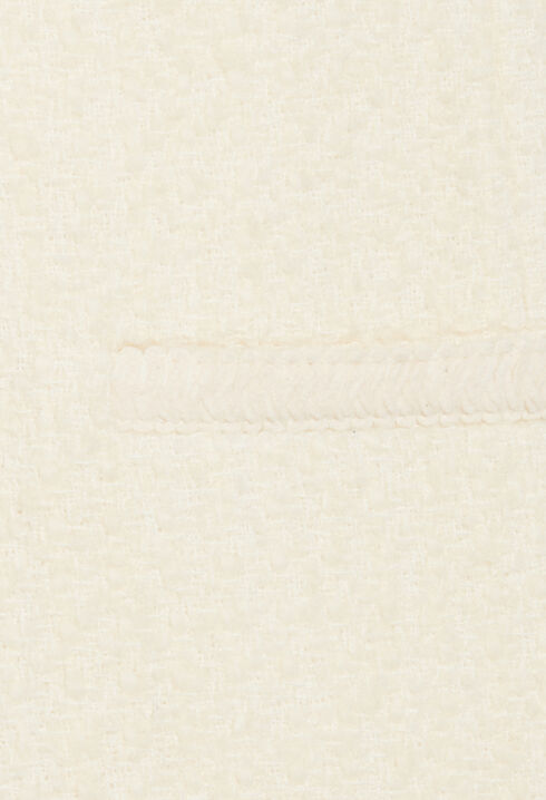 Ivory tweed short dress
