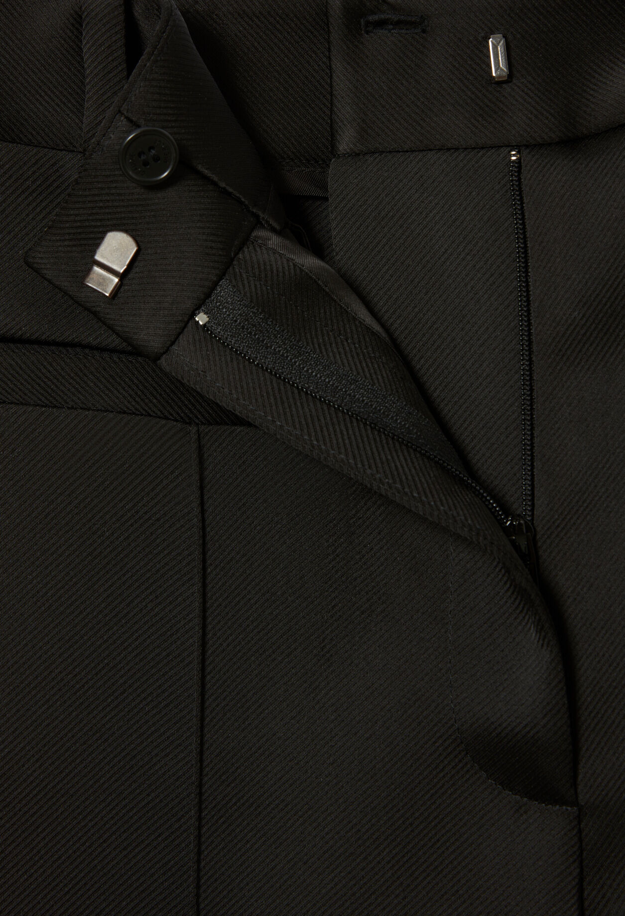 Satin tailored trousers