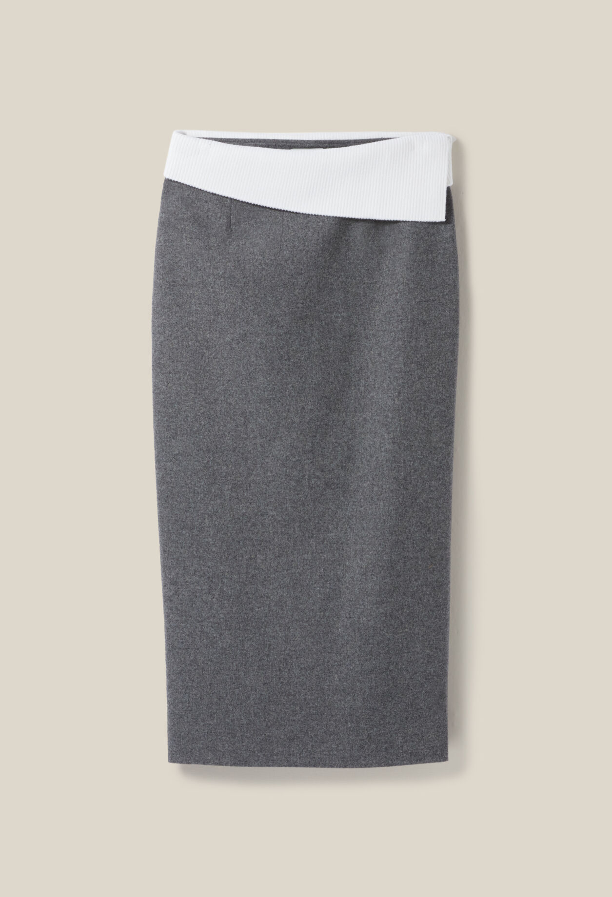 Grey pencil skirt
