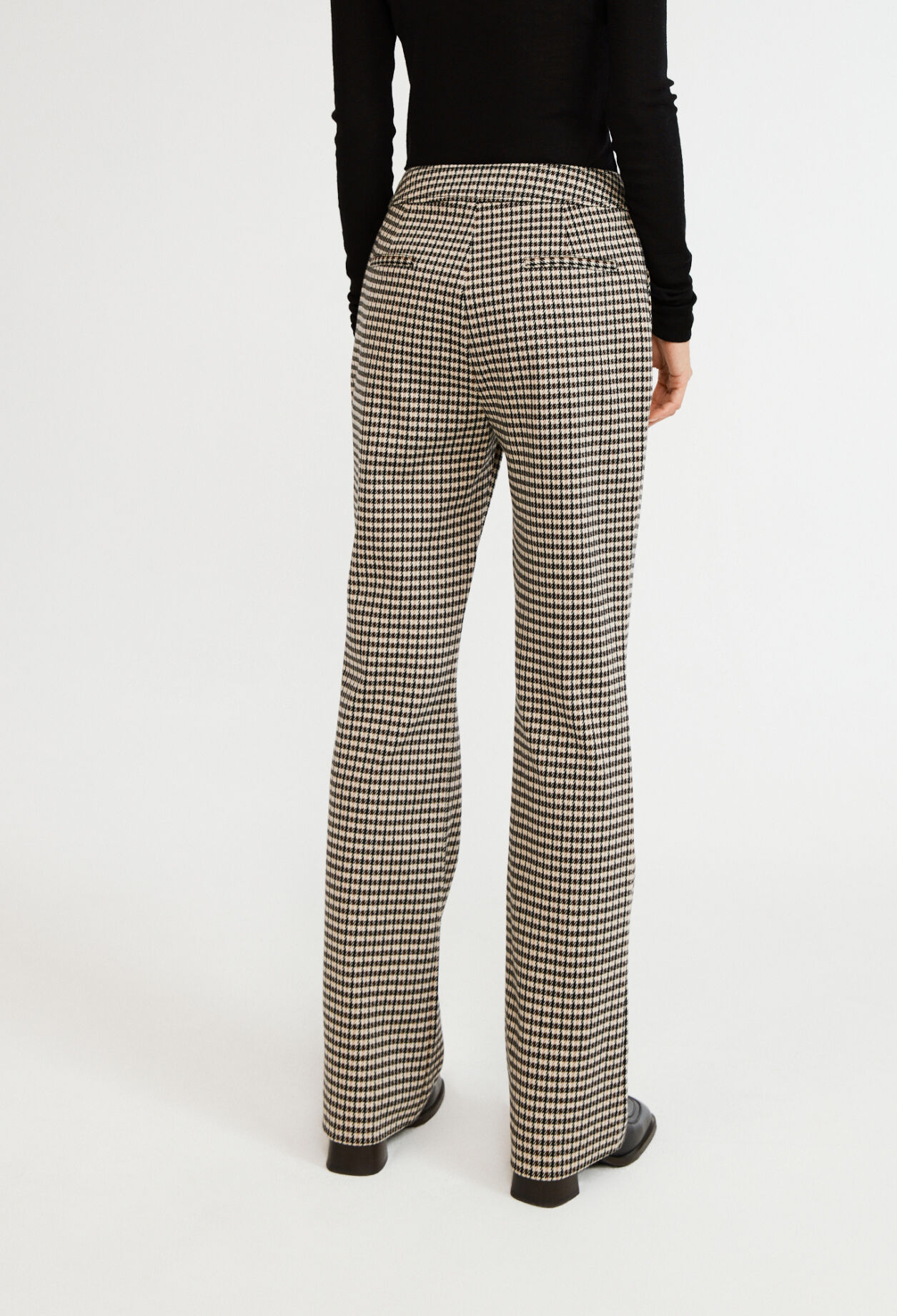 Checked trousers