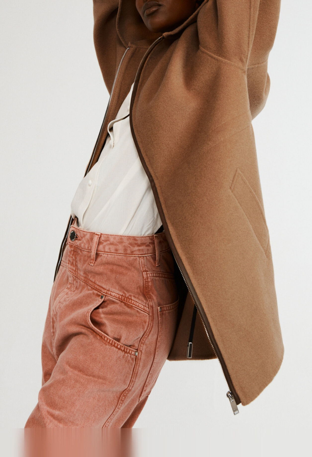 Hooded coat