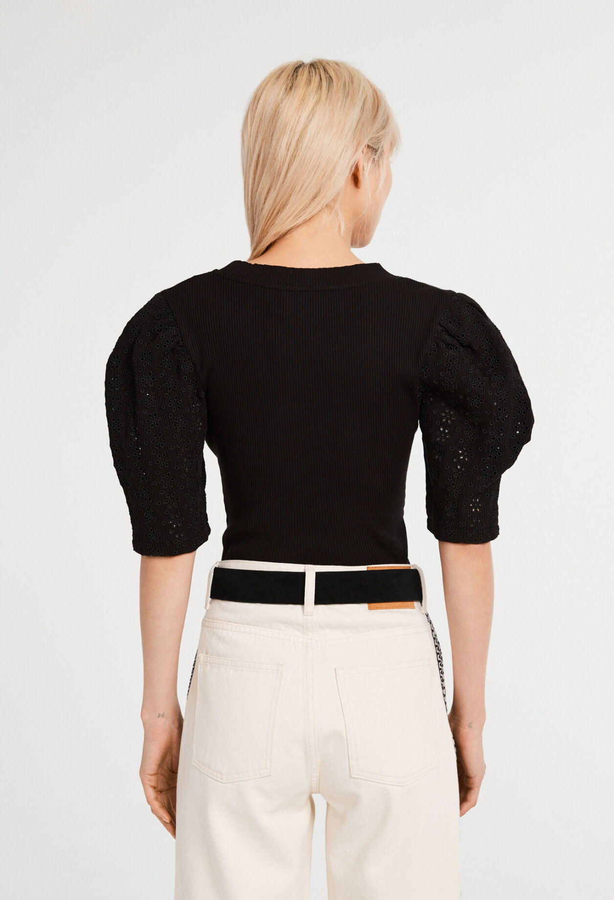 Ruffled T-shirt