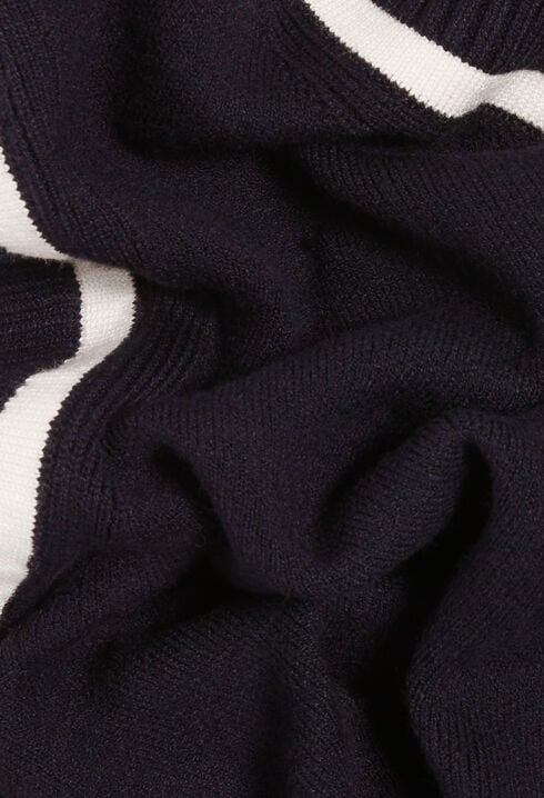 Striped knitted jumper