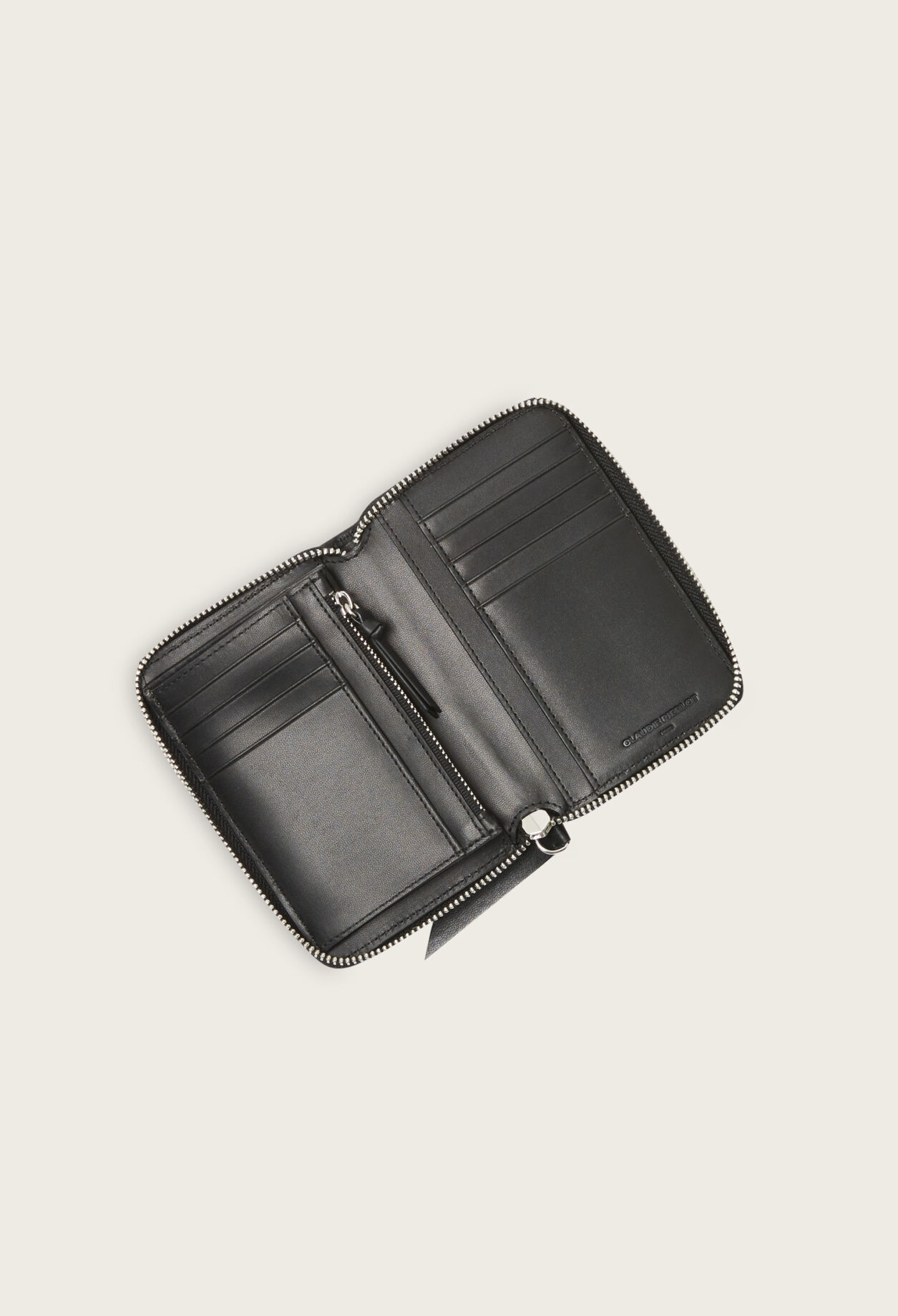 Quilted leather wallet