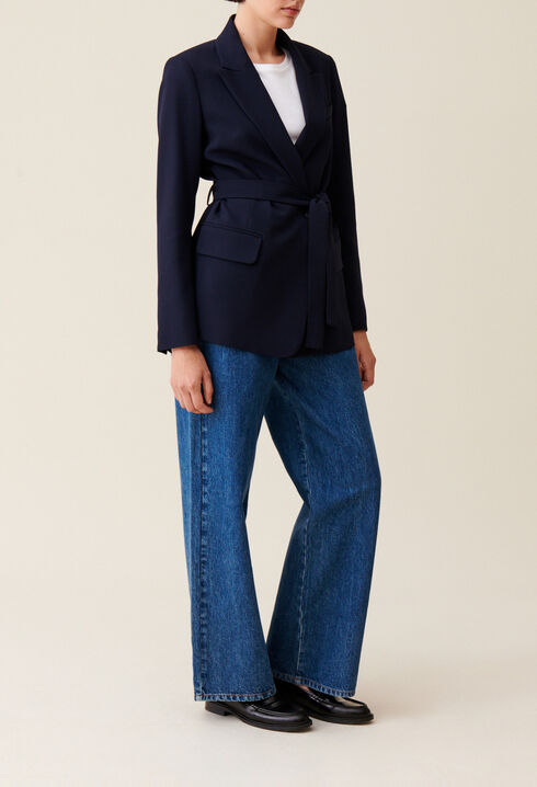 Navy blue suit jacket 