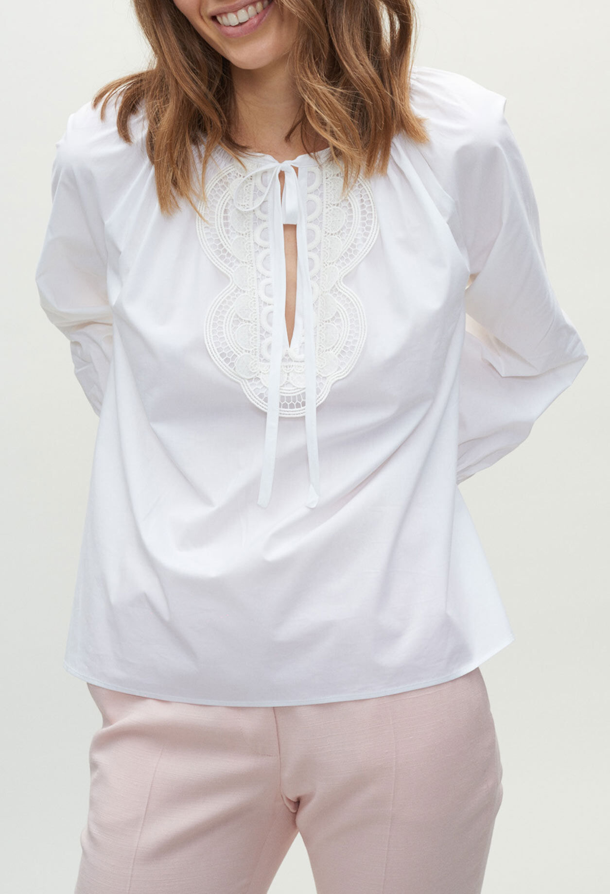 Flared blouse