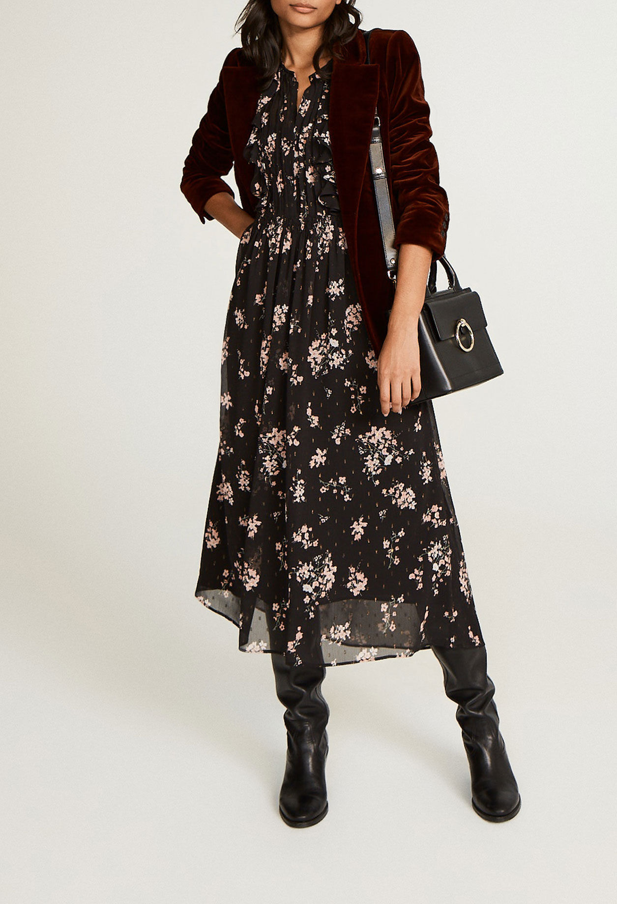 Long floral dress