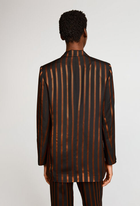 Striped blazer jacket