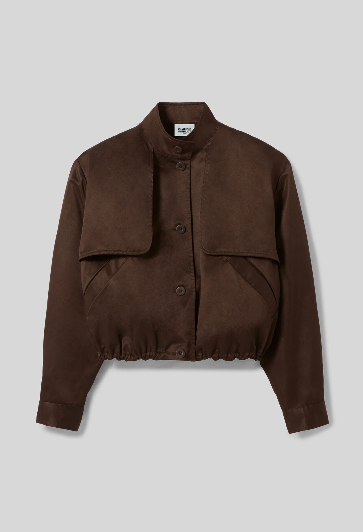 Satin blouson