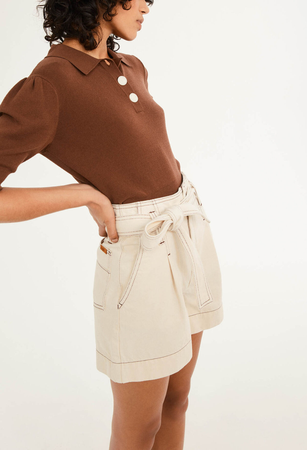 High-rise shorts