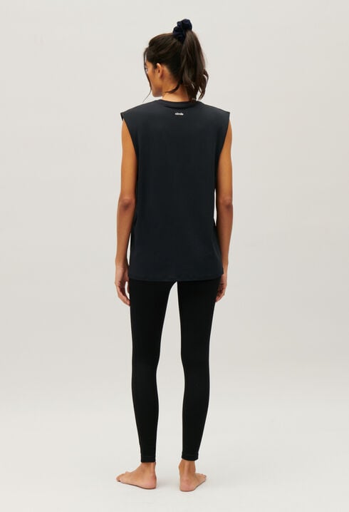 Claudie x Circle Black tank top