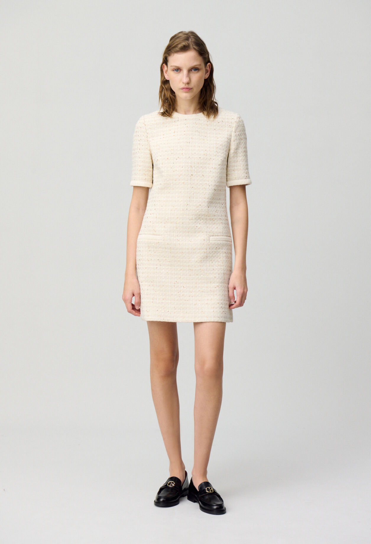 Short tweed dress