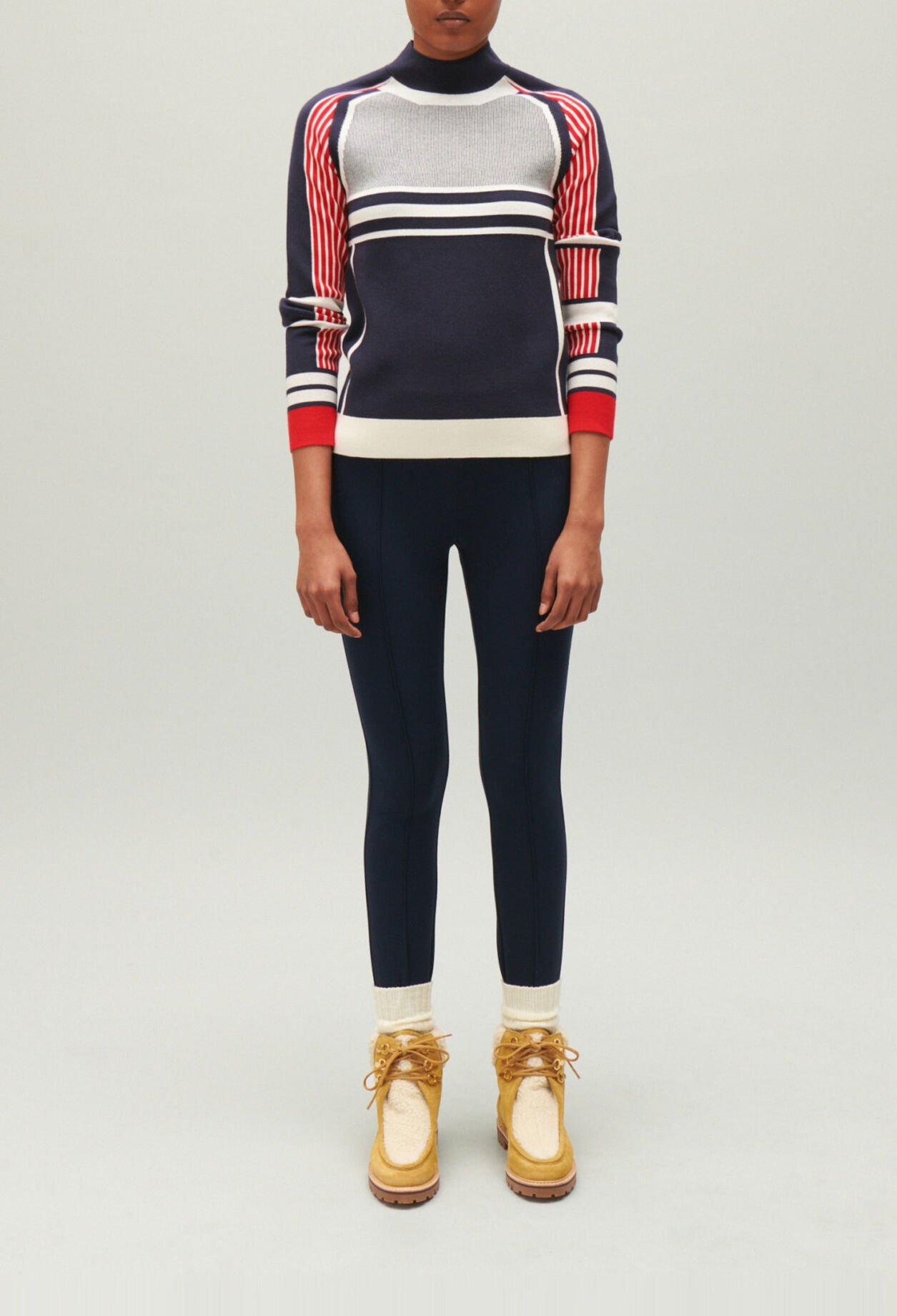 Jacquard knitted jumper