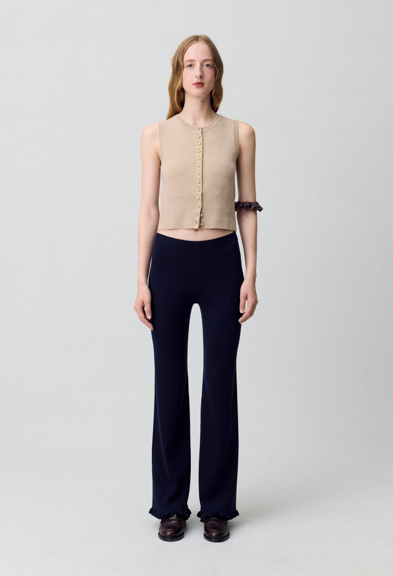 ショルダーパッド入り★ワンピース★ CLAUDIE PIERLOT CLAUDIE PIERLOT(クローディピエルロ) ワンピース