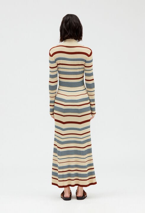 Button-up midi dress