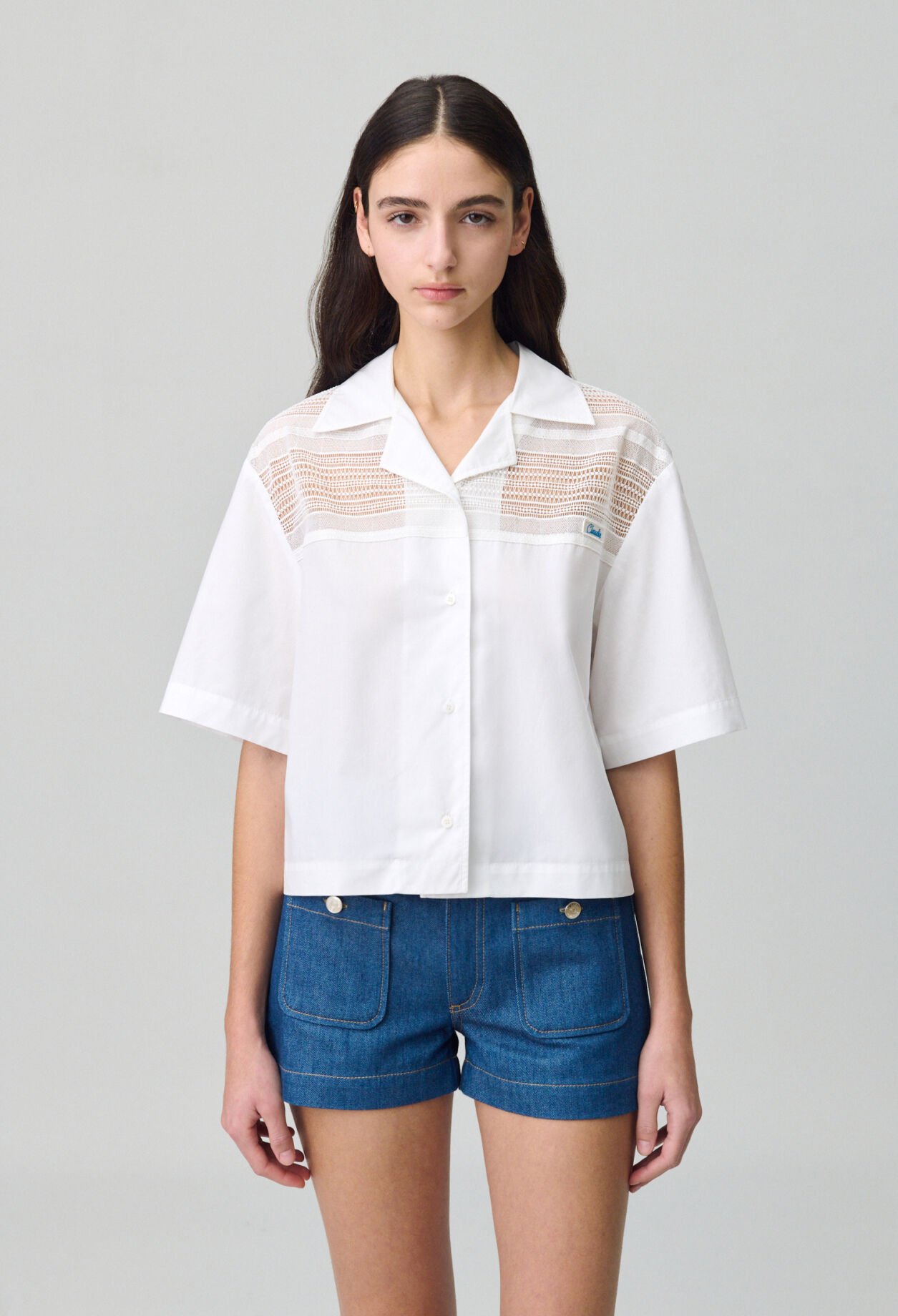 Cropped shirt
