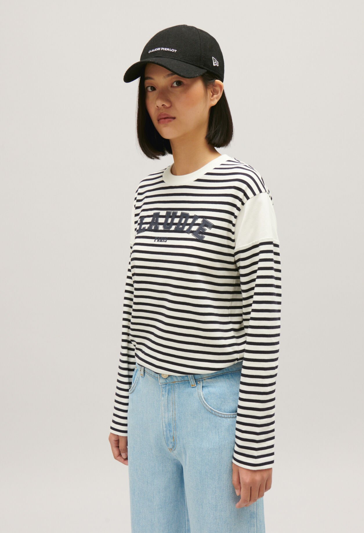 Two-tone Claudie T-shirt 