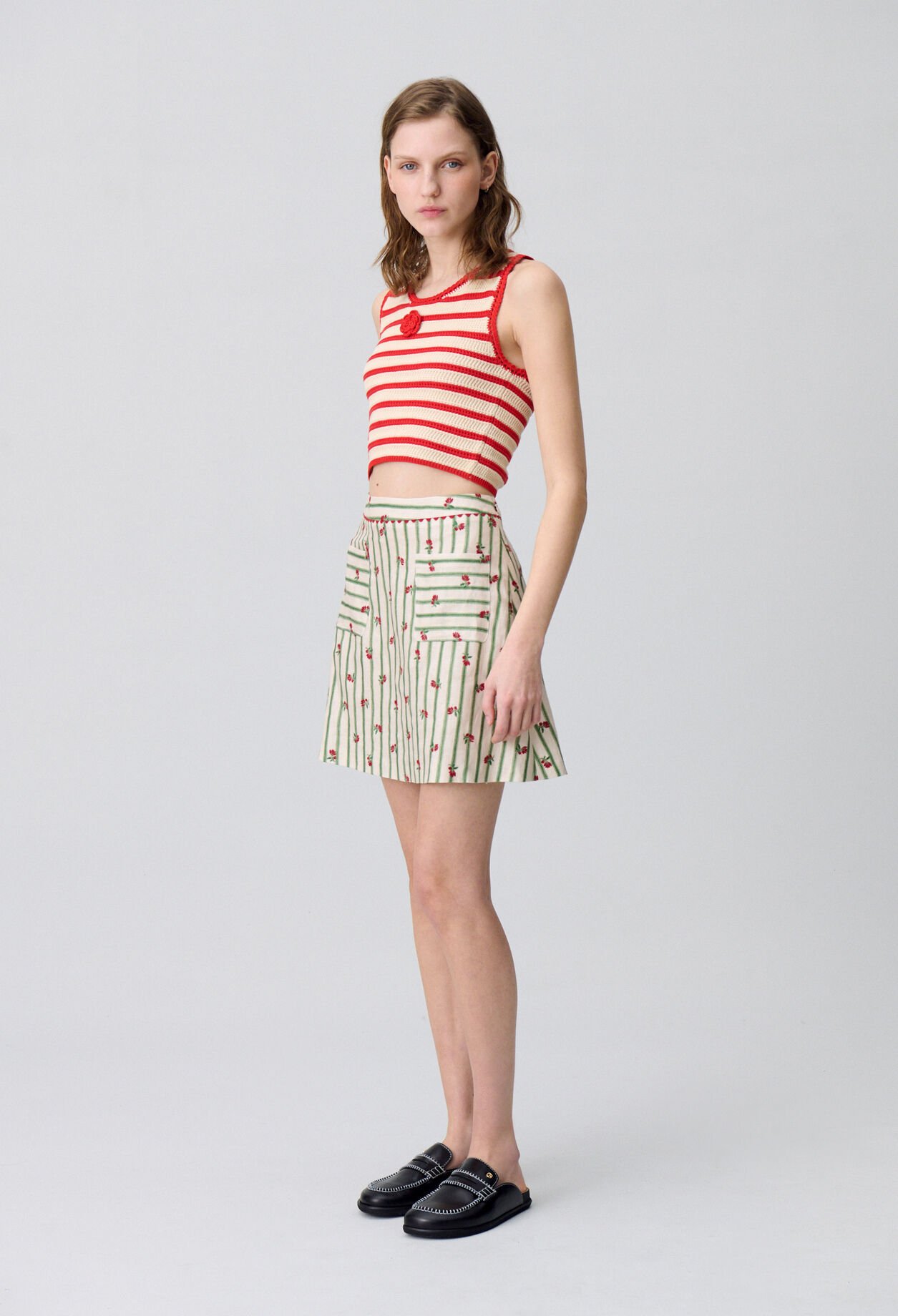 A-line Mini Skirt