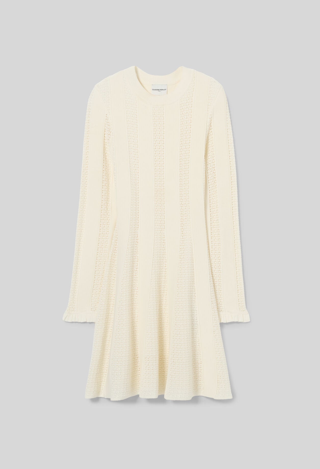 Short knitted skater dress