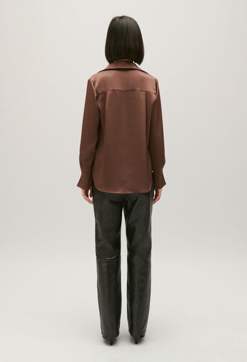 Floaty pleated blouse